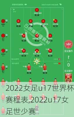 2022女足u17世界杯赛程表,2022u17女足世少赛