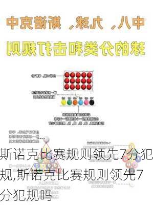 斯诺克比赛规则领先7分犯规,斯诺克比赛规则领先7分犯规吗