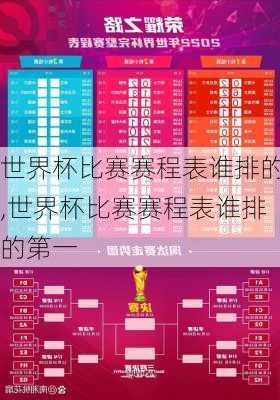 世界杯比赛赛程表谁排的,世界杯比赛赛程表谁排的第一