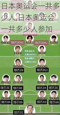日本奥运会一共多少人,日本奥运会一共多少人参加