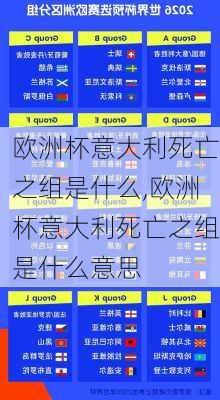 欧洲杯意大利死亡之组是什么,欧洲杯意大利死亡之组是什么意思