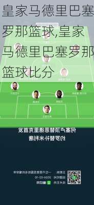 皇家马德里巴塞罗那篮球,皇家马德里巴塞罗那篮球比分