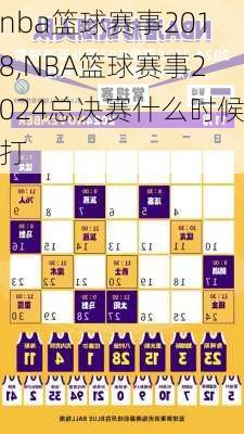 nba篮球赛事2018,NBA篮球赛事2024总决赛什么时候打