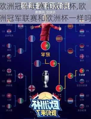 欧洲冠军联赛和欧洲杯,欧洲冠军联赛和欧洲杯一样吗
