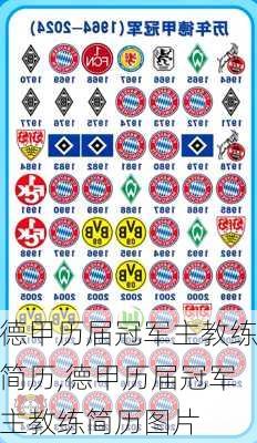 德甲历届冠军主教练简历,德甲历届冠军主教练简历图片