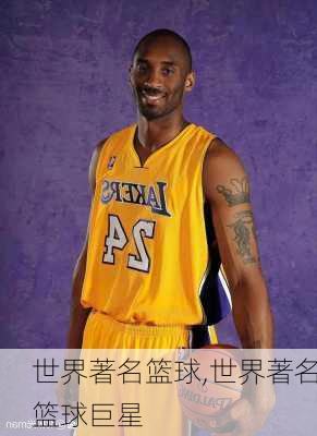世界著名篮球,世界著名篮球巨星