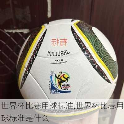 世界杯比赛用球标准,世界杯比赛用球标准是什么