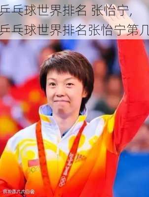 乒乓球世界排名 张怡宁,乒乓球世界排名张怡宁第几