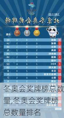 冬奥会奖牌榜总数量,冬奥会奖牌榜总数量排名