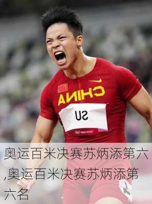 奥运百米决赛苏炳添第六,奥运百米决赛苏炳添第六名
