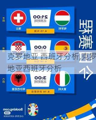 克罗地亚 西班牙分析,克罗地亚西班牙分析