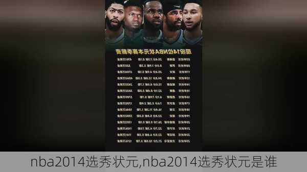 nba2014选秀状元,nba2014选秀状元是谁