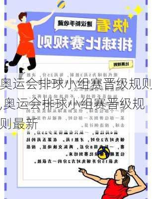 奥运会排球小组赛晋级规则,奥运会排球小组赛晋级规则最新