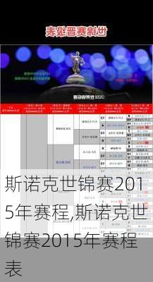 斯诺克世锦赛2015年赛程,斯诺克世锦赛2015年赛程表