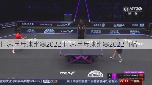 世界乒乓球比赛2022,世界乒乓球比赛2022直播