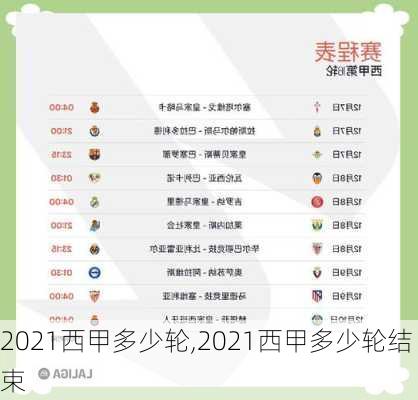 2021西甲多少轮,2021西甲多少轮结束
