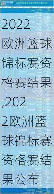 2022欧洲篮球锦标赛资格赛结果,2022欧洲篮球锦标赛资格赛结果公布