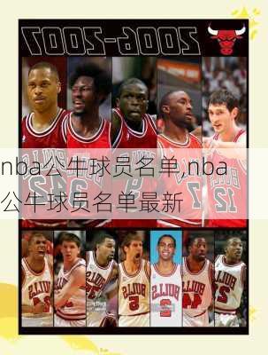 nba公牛球员名单,nba公牛球员名单最新