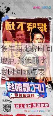 张伟丽比赛时间地点,张伟丽比赛时间地点表