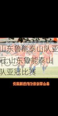 山东鲁能泰山队亚冠,山东鲁能泰山队亚冠比赛