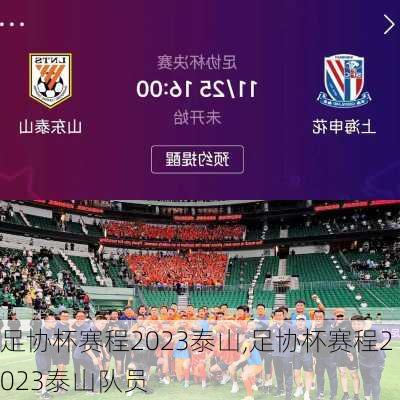足协杯赛程2023泰山,足协杯赛程2023泰山队员