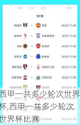 西甲一共多少轮次世界杯,西甲一共多少轮次世界杯比赛