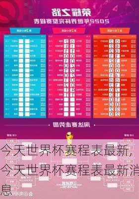 今天世界杯赛程表最新,今天世界杯赛程表最新消息