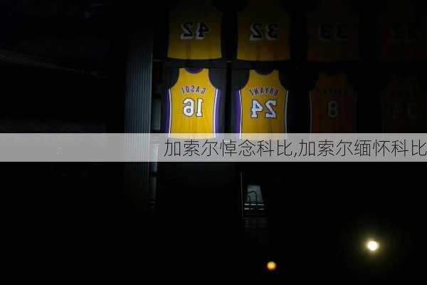 加索尔悼念科比,加索尔缅怀科比