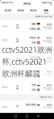 cctv52021欧洲杯,cctv52021欧洲杯解说