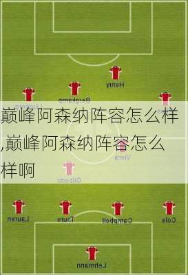 巅峰阿森纳阵容怎么样,巅峰阿森纳阵容怎么样啊