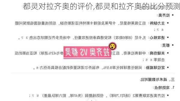 都灵对拉齐奥的评价,都灵和拉齐奥的比分预测