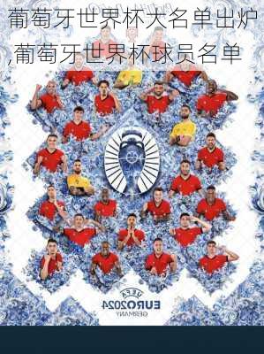 葡萄牙世界杯大名单出炉,葡萄牙世界杯球员名单