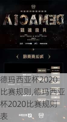 德玛西亚杯2020比赛规则,德玛西亚杯2020比赛规则表