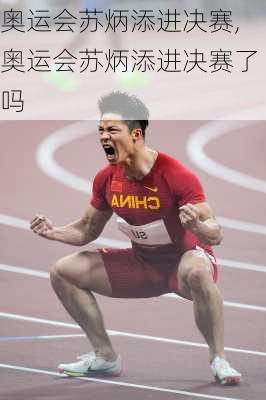 奥运会苏炳添进决赛,奥运会苏炳添进决赛了吗