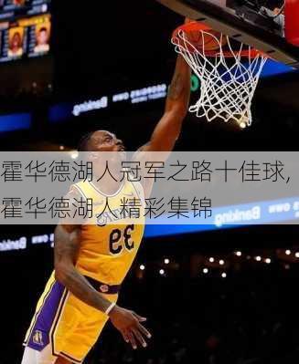 霍华德湖人冠军之路十佳球,霍华德湖人精彩集锦