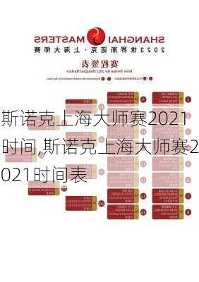 斯诺克上海大师赛2021时间,斯诺克上海大师赛2021时间表