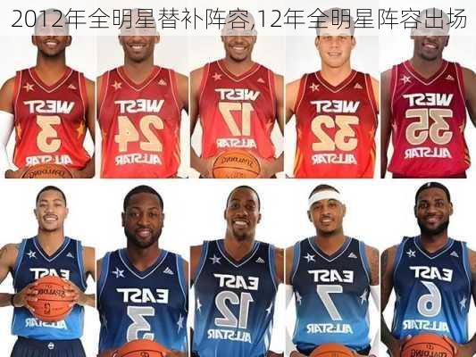 2012年全明星替补阵容,12年全明星阵容出场