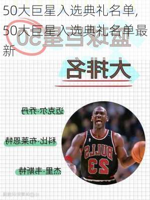 50大巨星入选典礼名单,50大巨星入选典礼名单最新