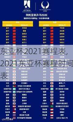 东亚杯2021赛程表,2021东亚杯赛程时间表
