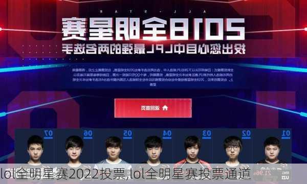 lol全明星赛2022投票,lol全明星赛投票通道