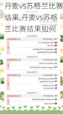 丹麦vs苏格兰比赛结果,丹麦vs苏格兰比赛结果如何