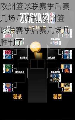 欧洲篮球联赛季后赛几场几胜制,欧洲篮球联赛季后赛几场几胜制了