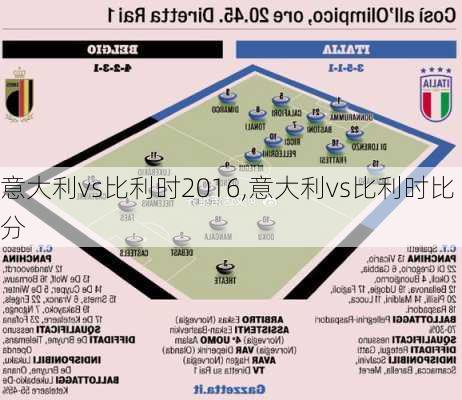 意大利vs比利时2016,意大利vs比利时比分
