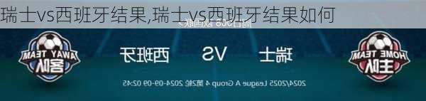 瑞士vs西班牙结果,瑞士vs西班牙结果如何