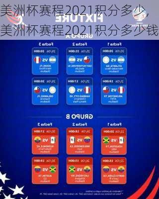 美洲杯赛程2021积分多少,美洲杯赛程2021积分多少钱