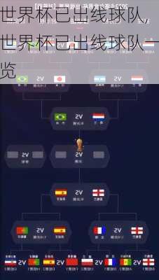 世界杯已出线球队,世界杯已出线球队一览
