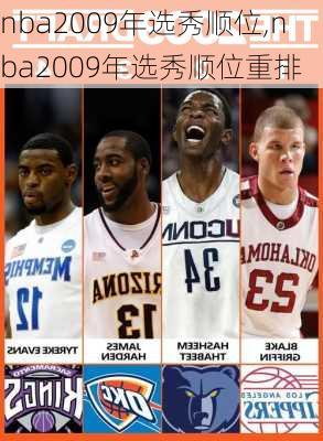 nba2009年选秀顺位,nba2009年选秀顺位重排