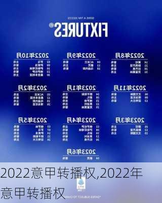 2022意甲转播权,2022年意甲转播权