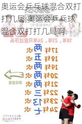 奥运会乒乓球混合双打打几局,奥运会乒乓球混合双打打几局啊
