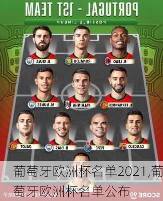 葡萄牙欧洲杯名单2021,葡萄牙欧洲杯名单公布
